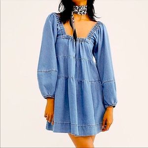Free People Lou Jean Babydoll Dress